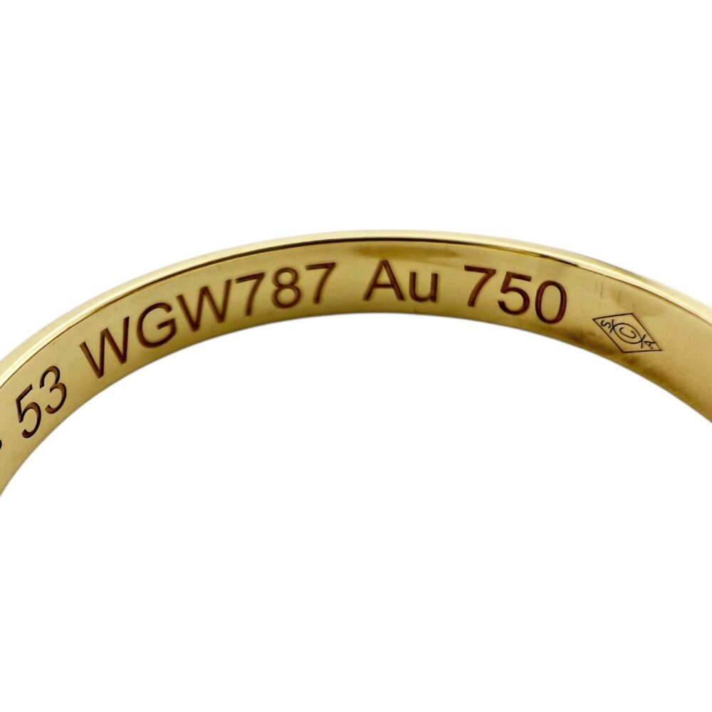 Cartier wedding band ring, size 13, 18K, unisex. - Picture 5 of 6